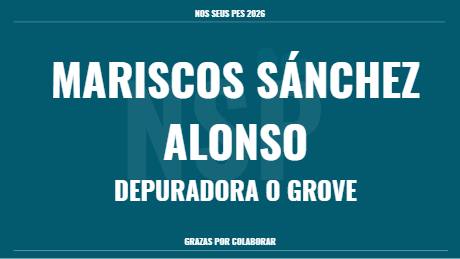 MARISCOS SÁNCHEZ ALONSO DEPURADORA O GROVE