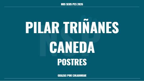 PILAR TRIÑANES CANEDA POSTRES